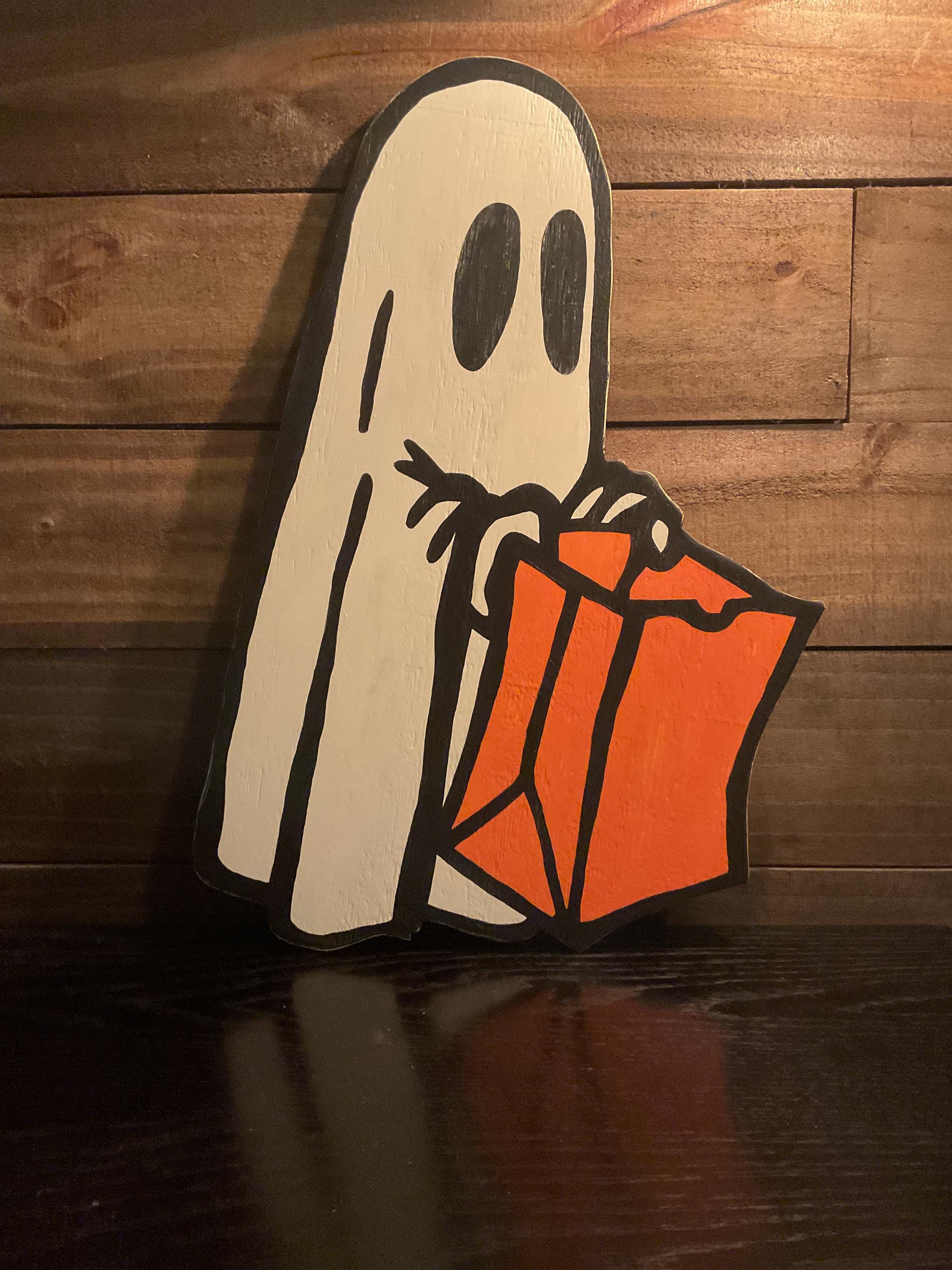 Trick or Treater Ghost by October Road Designs