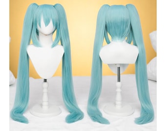Miku Cosplay Wig, Hatsune Anime Cosplay hair, Anime Cosplay Hair, Miku Cosplay Wig For Women