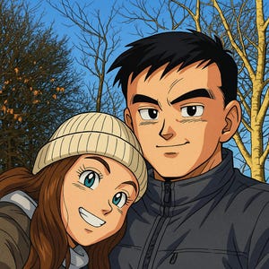 Custom Dragon Ball Z Style Portrait – Turn Your Photo Into an Anime Cartoon Character