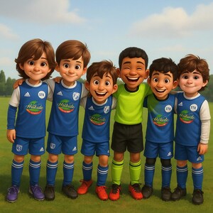 Custom Disney/Pixar Style Portrait – Turn Your Photo Into a Disney/Pixar Cartoon Character