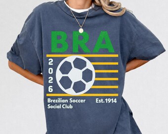 Camiseta retro del club social de fútbol brasileño, camiseta a juego para la familia del fútbol brasileño de los 90 (2026)