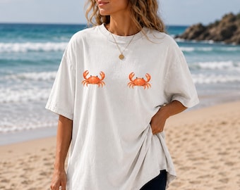 Sea Animals Shirt with Funny Beach Tee, Cute Summer Graphic T-Shirt