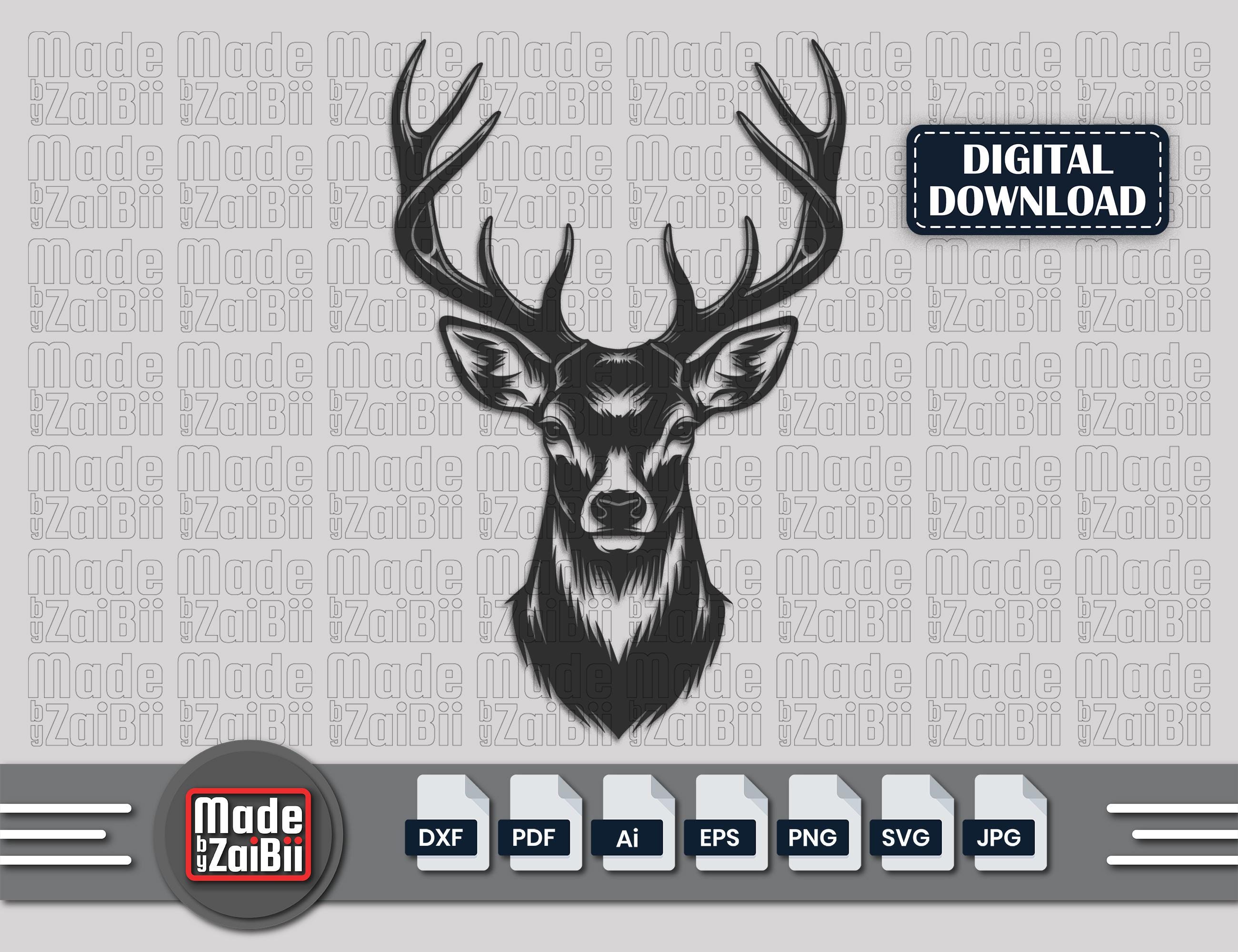 Hert tattoo - Etsy België, image size:2600x2000