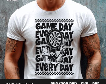 Funny Darts Design: Game Day Quote SVG PNG PDF (Digital Download