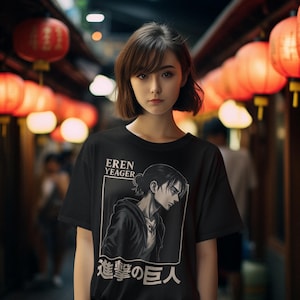 Eren Yaeger Attack on Titan T-Shirt, Attack on Titan Merch, Manga-Shirt, Handmade Unisex Shirt, AOT Manga, Merch for Her and for Him
