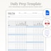 Daily Kitchen Prep Sheet | Editable Chef Checklist PDF | Restaurant Par ...