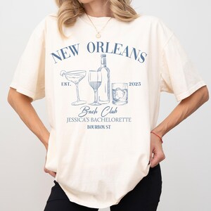 New Orleans Bachelorette Shirts Custom Nola Bachelorette Shirt Mardi Gras Bachelorette Matching Group Shirts Bridal Party Girls Trip Nola