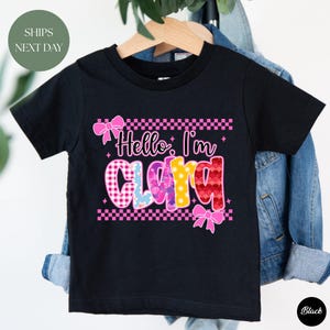 Preppy Back to School Shirt For Kid, Coquette First Day Of School Shirt, Toddler Kid Kindergarten, Cute Kid Toddler Tee, Girly Pink Bow Kid