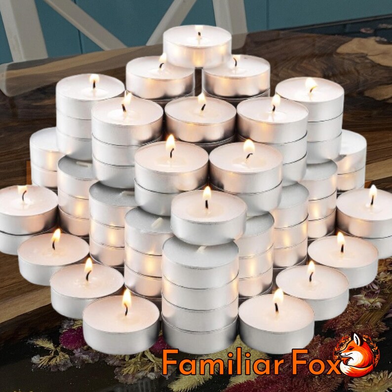 Multipack Candles Tealight Multipack - Unscented Candles - Living Room - Bathroom - Relax ...