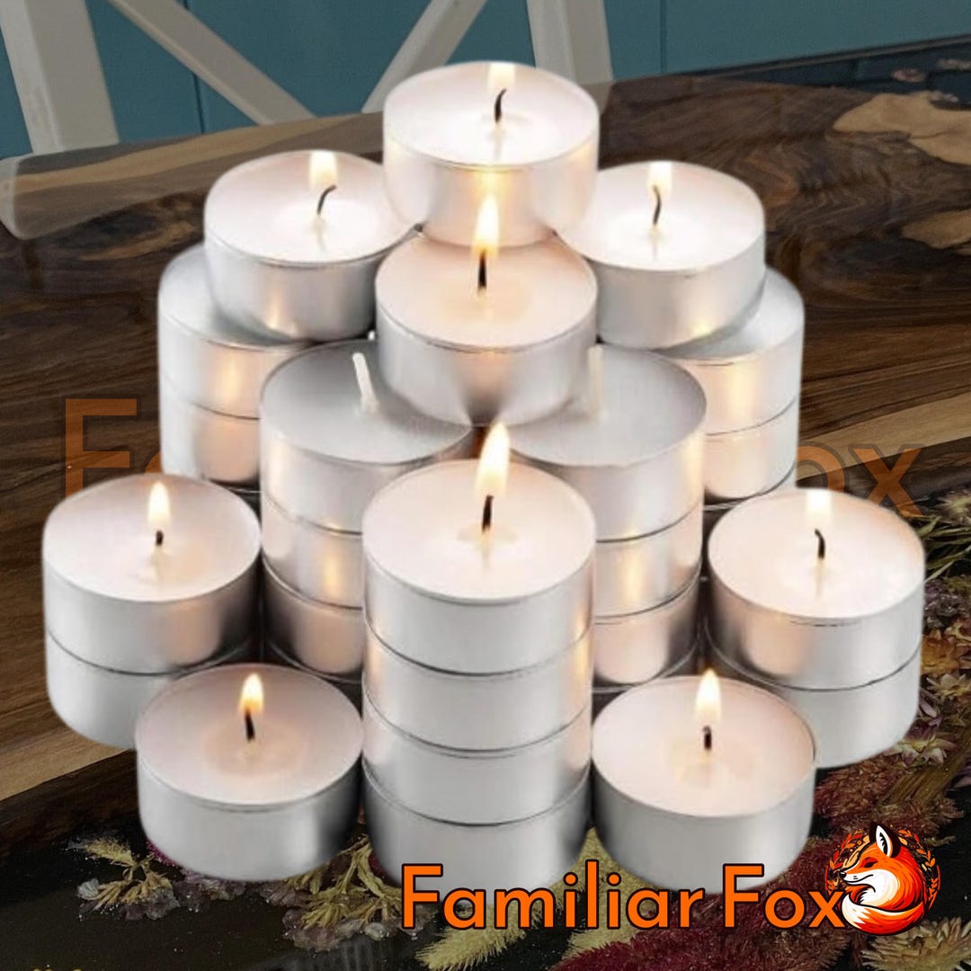 Multipack Candles Tealight Multipack - Unscented Candles - Living Room - Bathroom - Relax ...