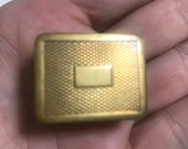 VOLUPTE Vintage Tiny Hinged Brass Pill Box 1940 39 s