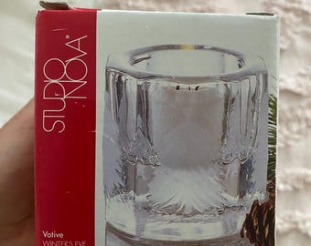 Studio Nova Winter's Eve Votive Holder, NIB, Home Decor, Holiday Decor, Candle's