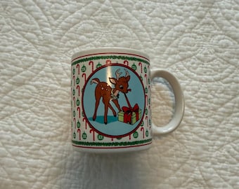 Holiday Reindeer Mug by United Silver & Cutlery Co. Korea, Rudolph the Red Nose Reindeer, Christmas Mugs, Mug Collection
