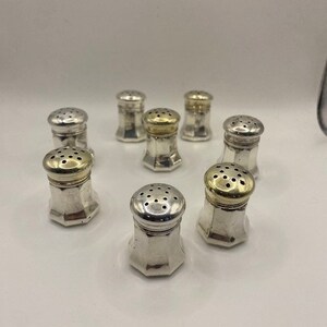 Vintage Cartier Sterling Pepperettes, Set of 8, New York, 20th Century, No Box