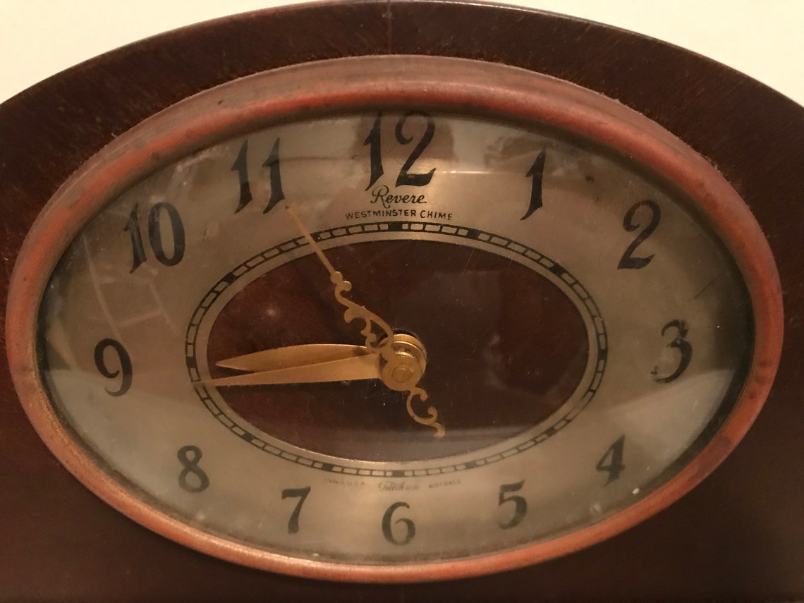 Vintage Revere Electric Clock Model R913 Westminster Chime Etsy