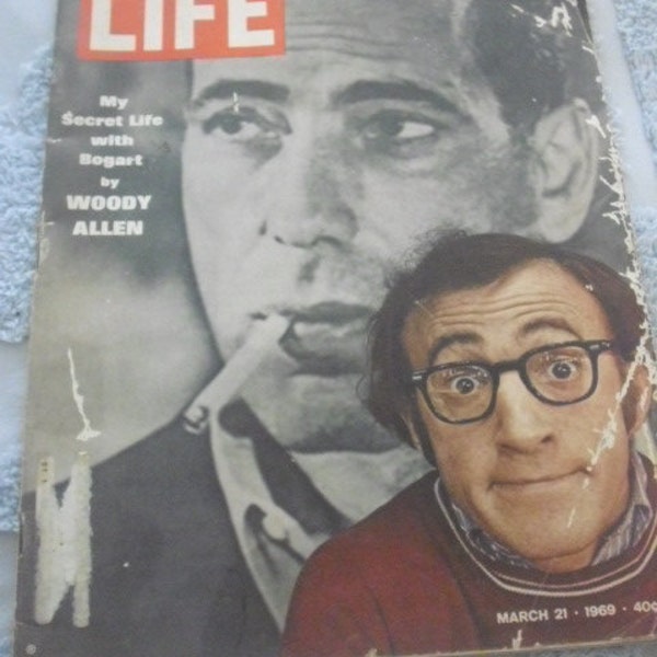 Vintage LIFE March 1969 - Woody Allen on Cover