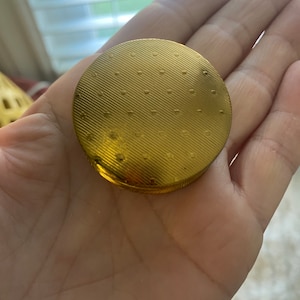 Estee Lauder &quot;Evening Rose&quot;  Evening Collection Brass Compact with Mirror, New York, Face Powder
