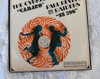 1967 Swinging Chevy Circle 45 RPM Promotional Vinyl