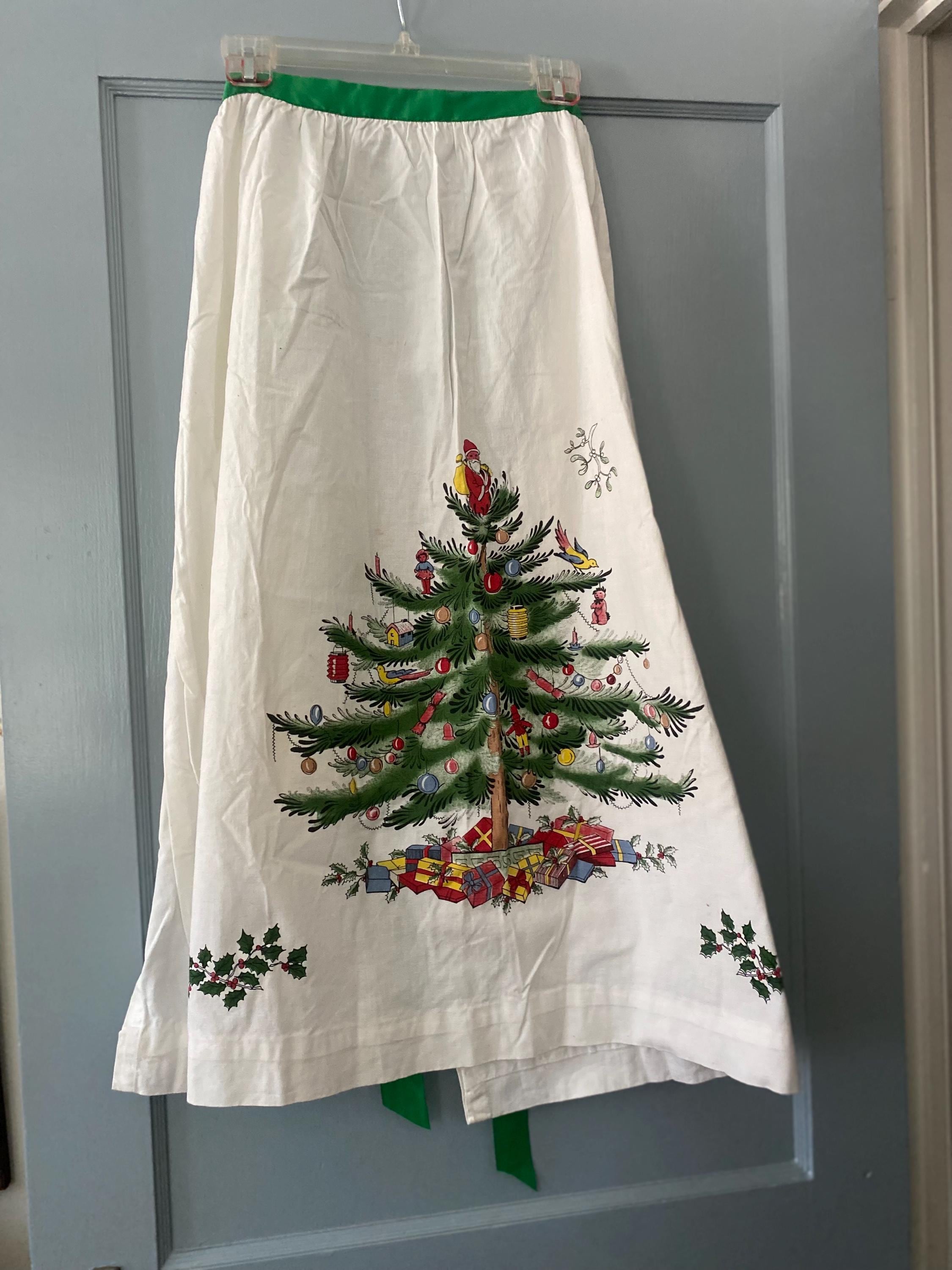 Spode Christmas Tree Apron, Christmas, Baking, Cooking, Chef, Gift, All  Things Spode - Etsy