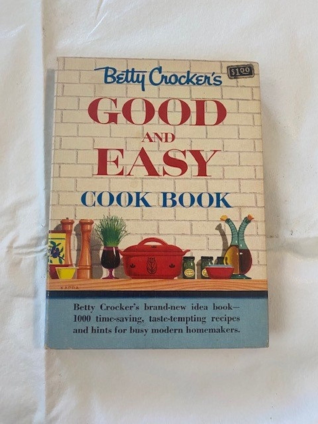 Betty Crocker Good Easy Cookbook General Mills 1954 Etsy