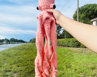 Crochet Octopus Plushie| Ocean Themed Toy| Sea Creature Stuffed Animal