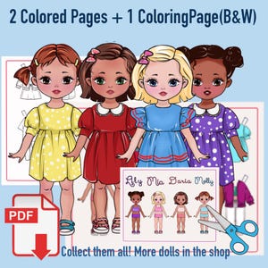 printable paper doll-paper doll book-printable paper dolls-handmade dolls-cut out dolls-paper doll clothes-felt paper dolls-paper puppet