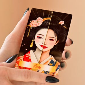 Baralho Lenormand de 36 cartas – Gueixa, Oráculo Japonês, Cartas de Adivinhação e Guia em PDF | Baralho de Colecionador Indie