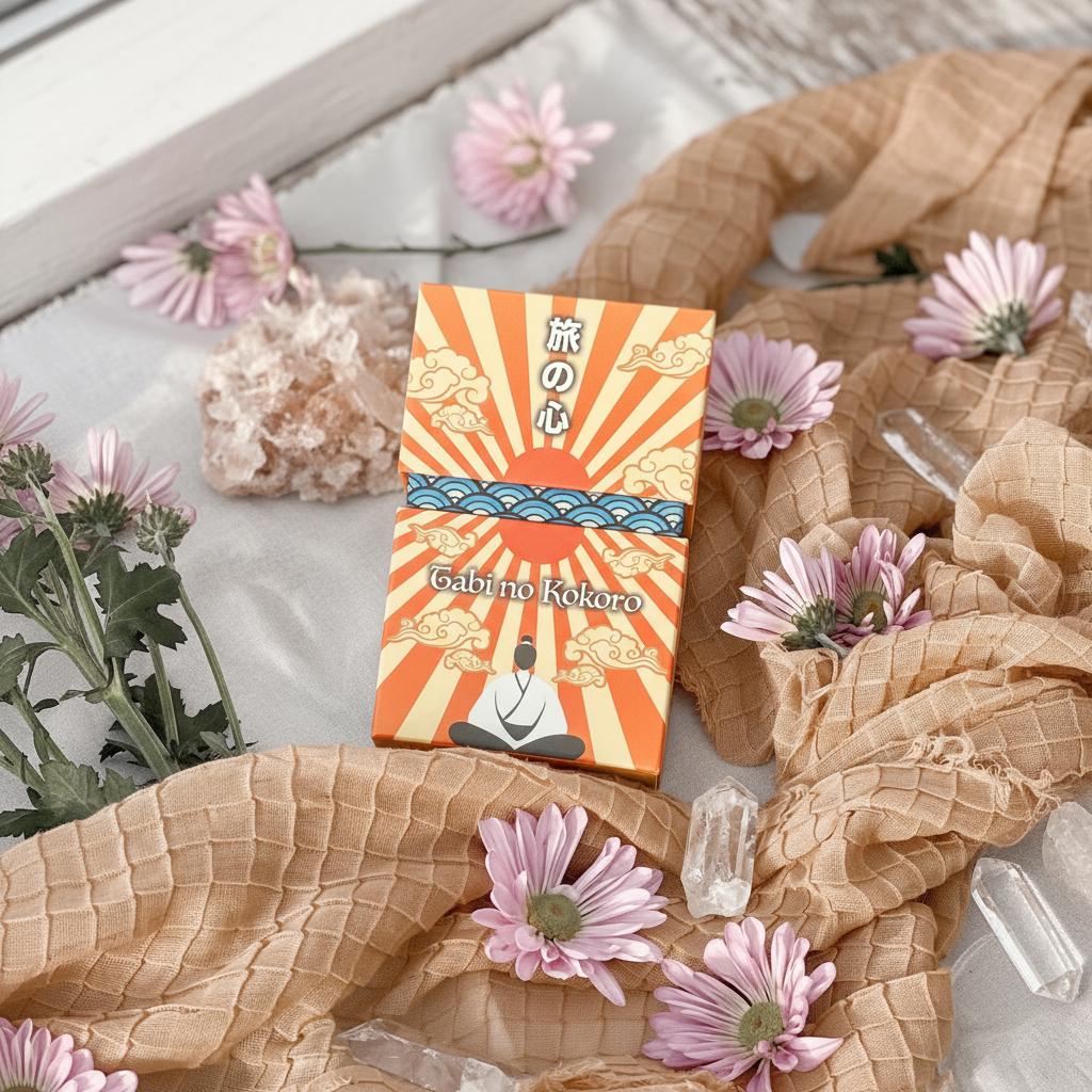 Tabi No Kokoro Japanese Tarot Deck: Soft Touch Finish, Foil