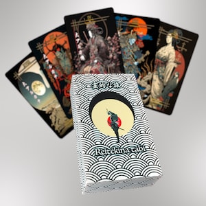 Beautiful Tarot Cards Deck Reitekina Tabi – Gold Foil, Premium Cardstock & Guidebook | Spiritual Journey for Collectors | Pro-Readers.