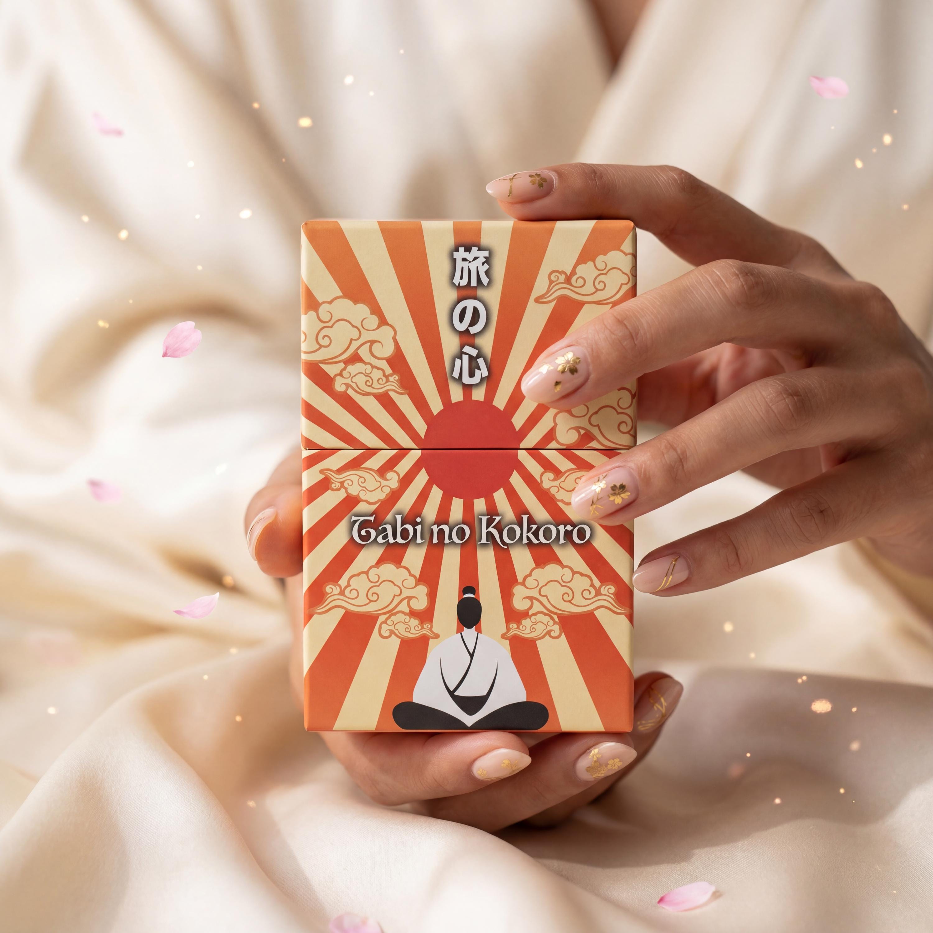 tarocoさん Tabi No Kokoro Japanese Tarot Deck: Soft Touch Finish, Foil