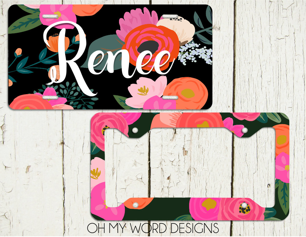Personalized Car TagPersonalized License Plate Etsy