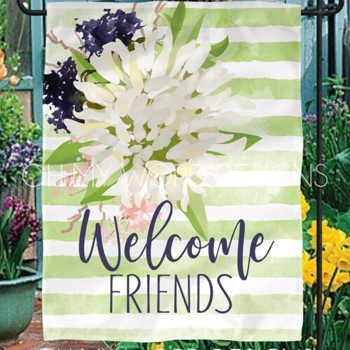 Cumming Modern Tartan Crest Garden Flag - Welcome Style
