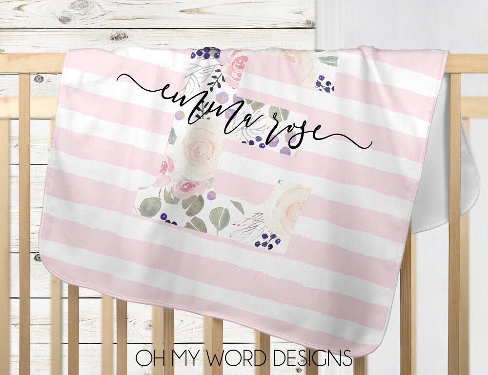 Personalized Baby Blanketfleece Baby Etsy