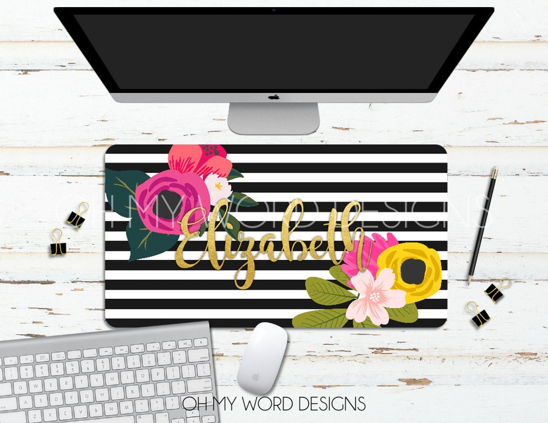 Personalized Desk Matdesk Matover Sized Mouse Padneoprene Desk Mat