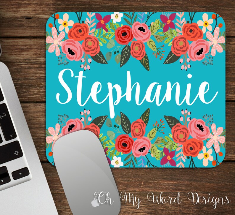 Mouse Padpersonalizaed Mouse Padpersonalized Mouse Paddesk Etsy