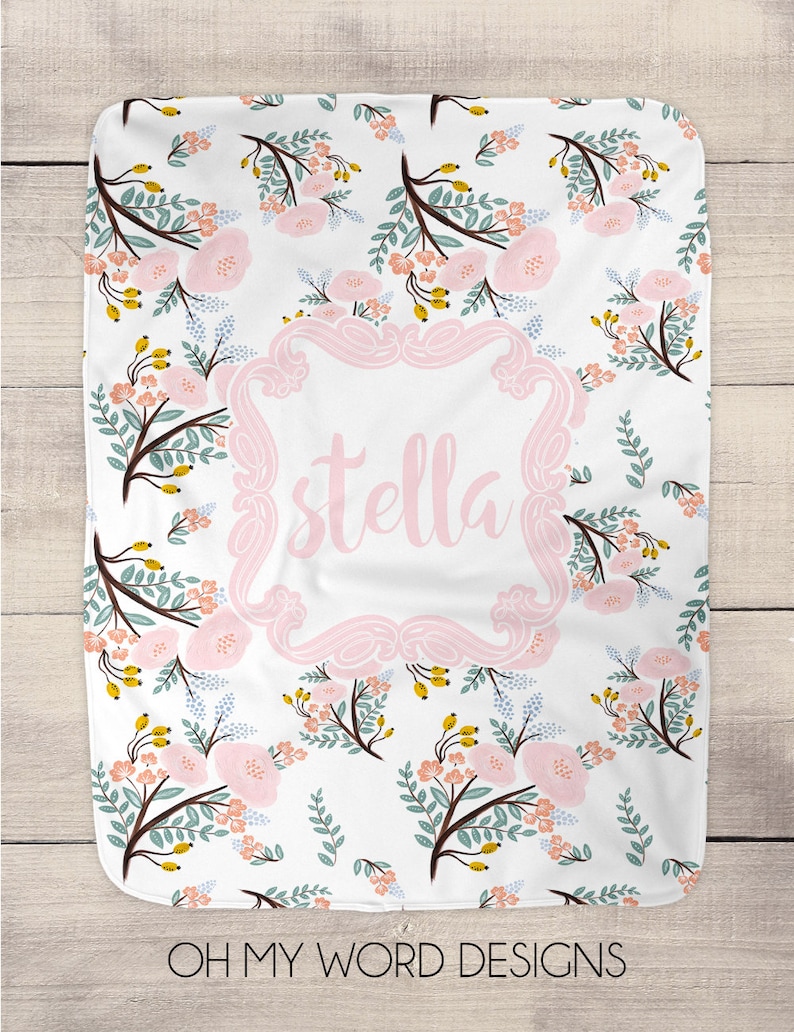 Personalized Baby Blanketfleece Baby Etsy