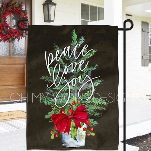 Garden Flag Christmas 