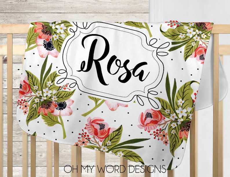 Personalized Baby Blanketfleece Baby Etsy