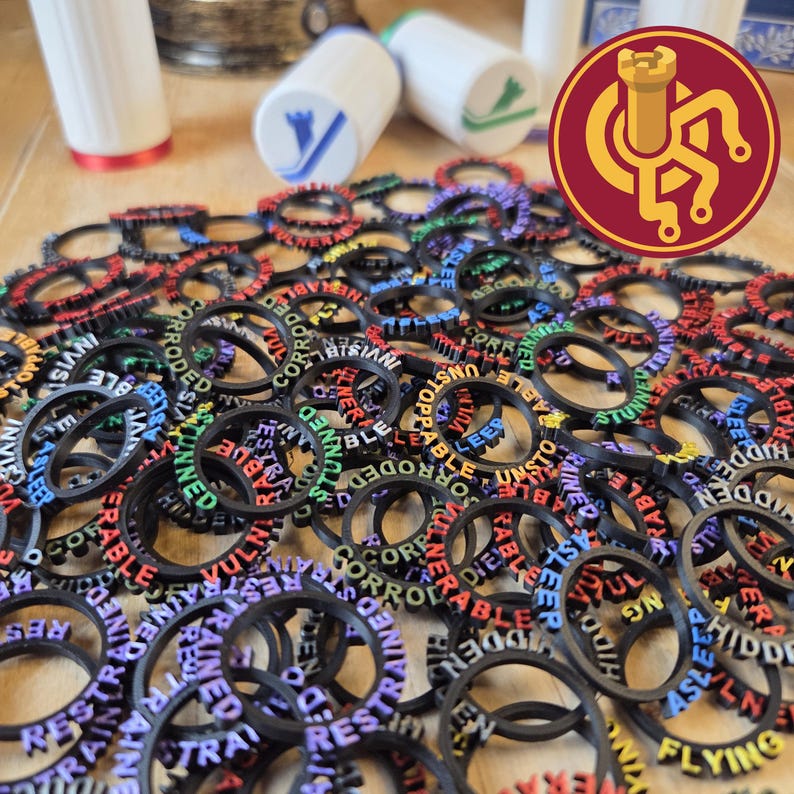 Daggerheart™ Compatible Condition Rings | All Conditions from the Core Rulebook! image 1