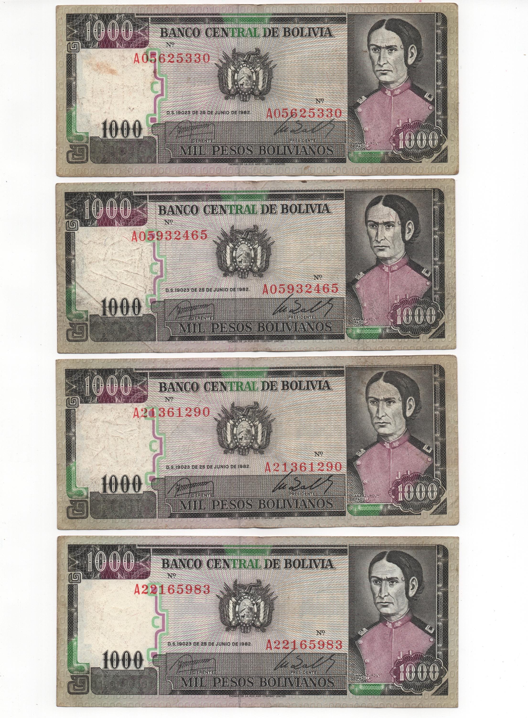 Bolivian banknote - Etsy 日本