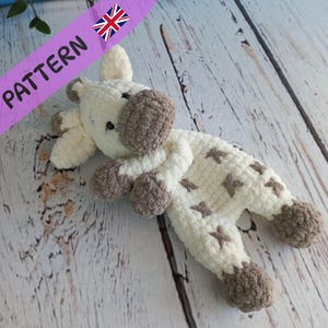 Virkat giraffmysmönster, babytäcke (PDF-nedladdning)