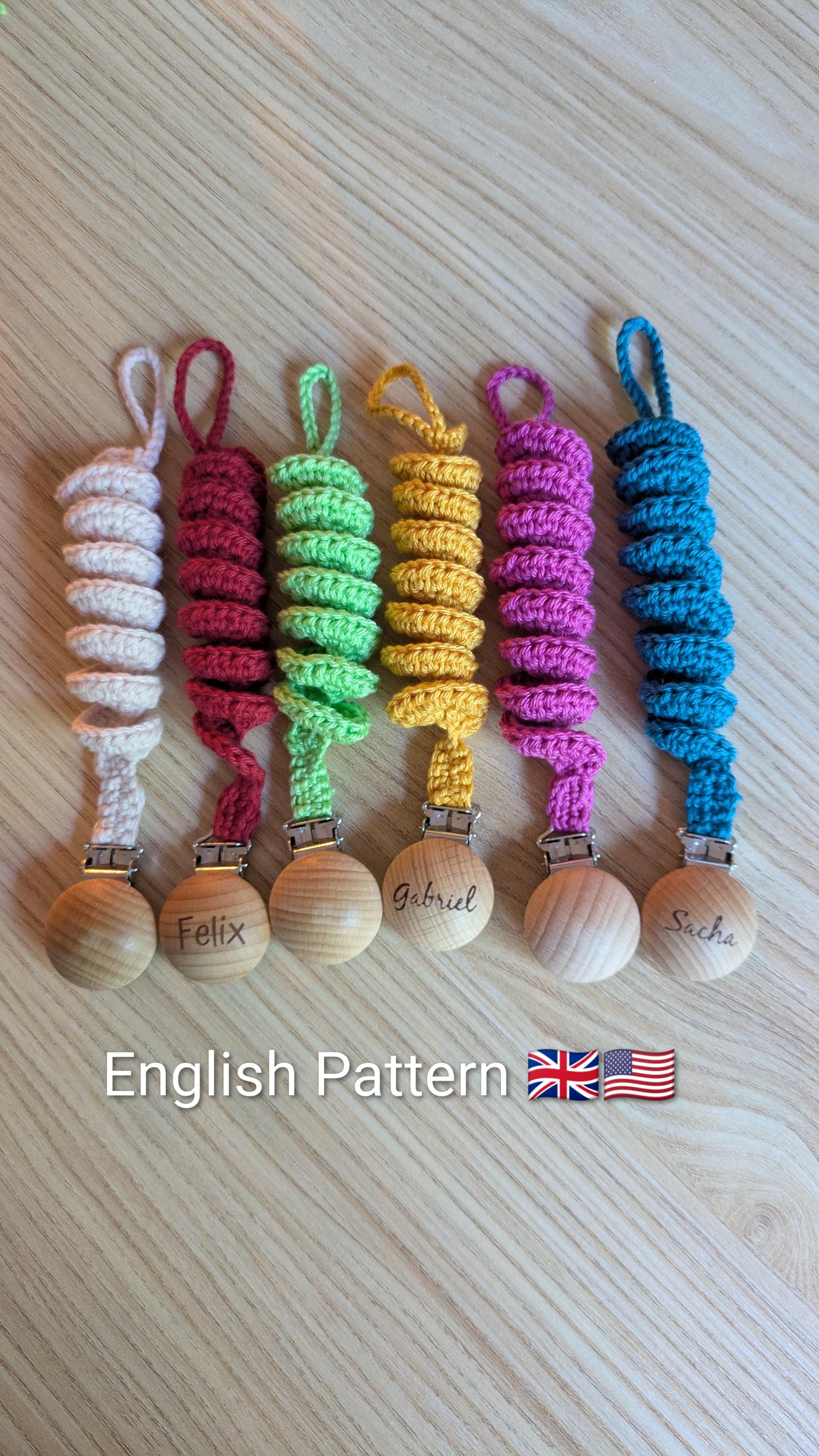 35 Spiral Crochet Patterns for Intricate, Giftable Makes 17 Spiral Pacifier Clip