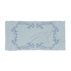 Floral Beach Towel - Perfect for Summer, Pool Parties, Gifts, and Boho Decor