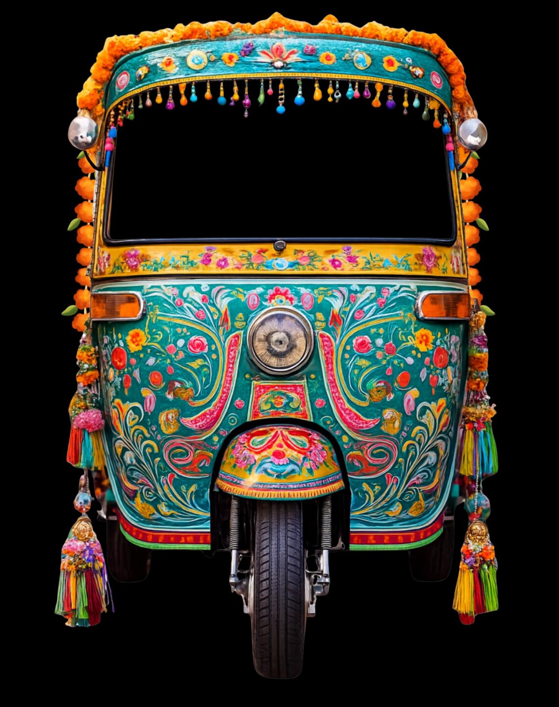 Desi Rickshaw Photobooth Frame | Wedding Decor (PNG) - Etsy