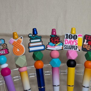 Teacher Appreciation Beaded Pen – Fun Gift for Teachers | Black Ink, Refillable