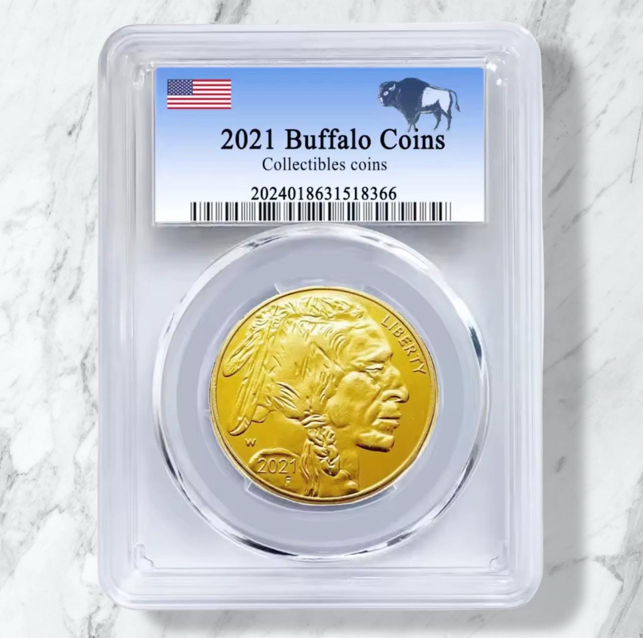Buffalo nickel coin holder - Etsy 日本