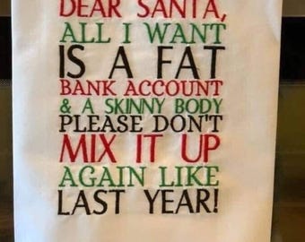 Dikke bankrekening grappige kerstman citaat borduurwerk ontwerpen geestige kerst gezegde machine borduurwerk kerst humor Stitch bestanden direct downloaden PES