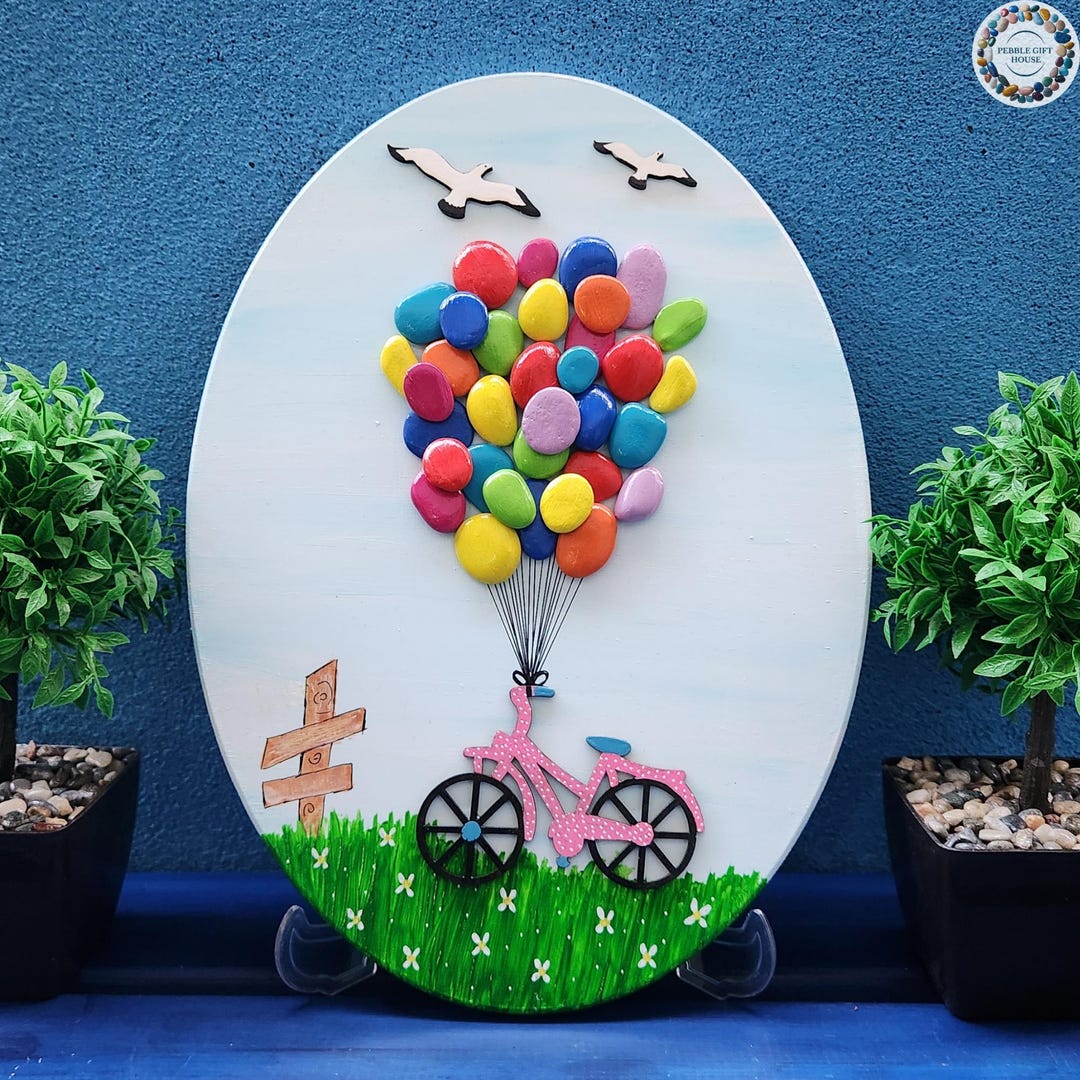 Pibble Balloon Colorful Balloon Pebble Art -personalized Gifts for Kids -housewarming ...