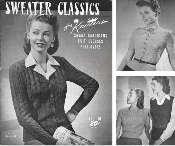 1940s style cardigan