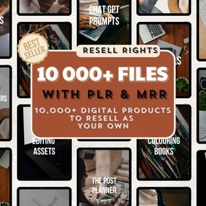 Ultimate PLR MRR Bundle Ideal for Passive Income, plr mrr Digital Products, Master Resell Rights, plr bundle, Master Resell Rights Education
